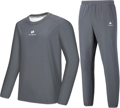 Sauna Suit Men Weight Loss Sweat Jacket Gym Boxing Workout