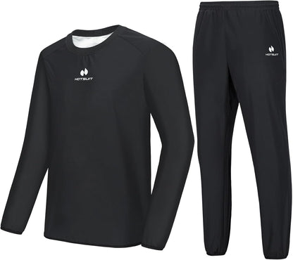 Sauna Suit Men Weight Loss Sweat Jacket Gym Boxing Workout